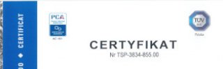 Certyfikat ISO PN-EN 3834-2:2001