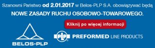 Nowe zasady ruchu osobowo-towarowego w Belos-PLP S.A.